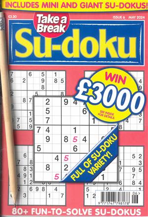 Take a Break Sudoku magazine