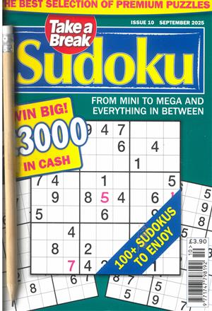 Take a Break Sudoku, issue NO 10