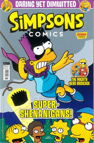 Simpsons Comics Magazine Issue NO 72