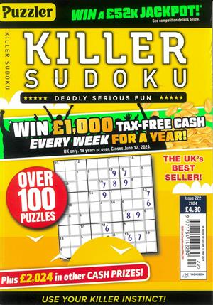 Killer Sudoku Magazine Issue NO 222