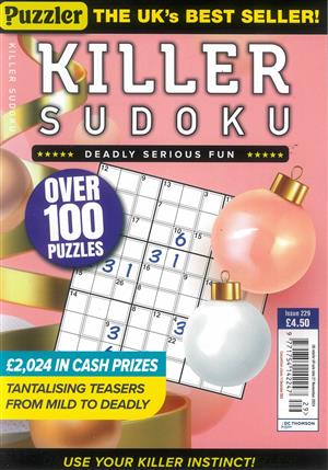 Killer Sudoku, issue NO 229