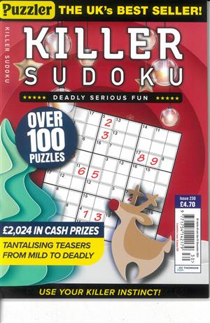 Killer Sudoku, issue NO 230