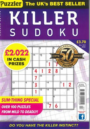 Killer Sudoku magazine
