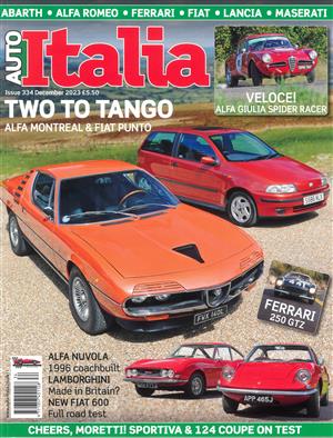 Auto Italia Magazine Issue NO 334
