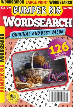 Bumper Big Word Search, issue NO 278