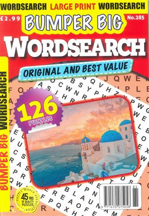 Bumper Big Word Search, issue NO 285