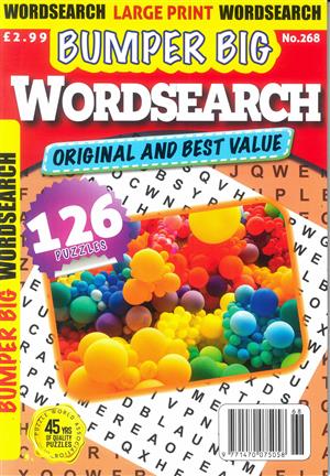 Bumper Big Word Search Magazine Issue NO 268