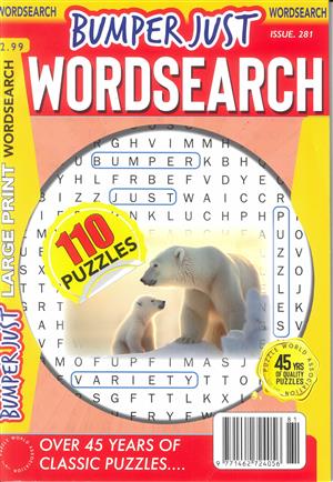 Bumper Just Wordsearch, issue NO 281