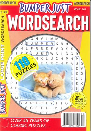 Bumper Just Wordsearch, issue NO 283