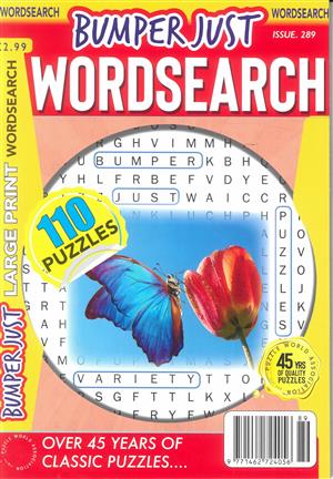 Bumper Just Wordsearch - NO 289