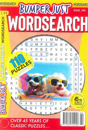 Bumper Just Wordsearch, issue NO 290