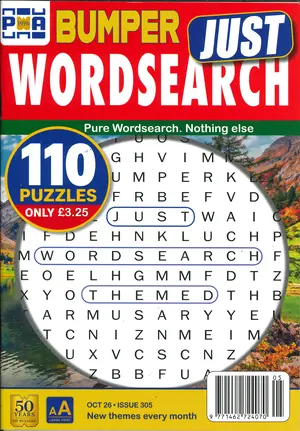 Bumper Just Wordsearch Magazine