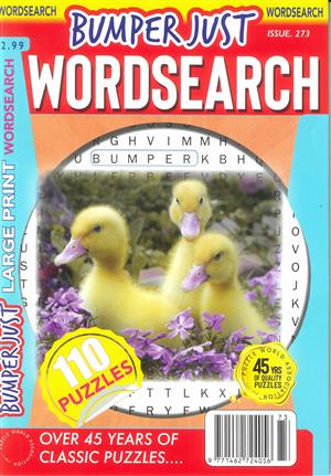 Bumper Just Wordsearch Magazine Issue NO 273