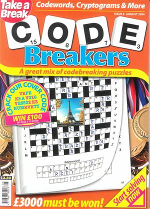 Take a Break Codebreakers, issue NO 8