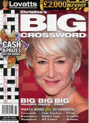 Lovatts Big Crossword magazine