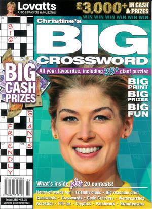 Lovatts Big Crossword Magazine Issue NO 385