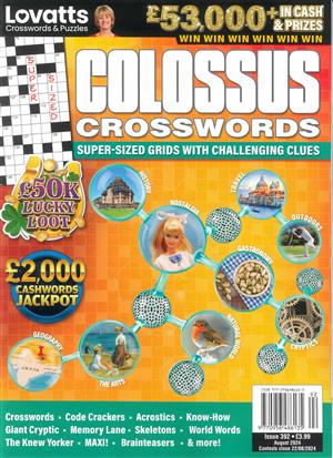 Lovatts Colossus Crosswords - NO 392