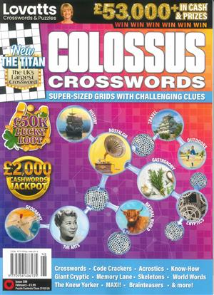 Lovatts Colossus Crosswords, issue NO 398