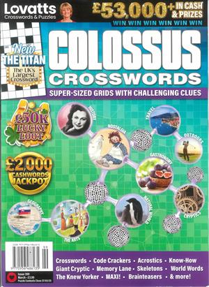 Lovatts Colossus Crosswords, issue NO 399