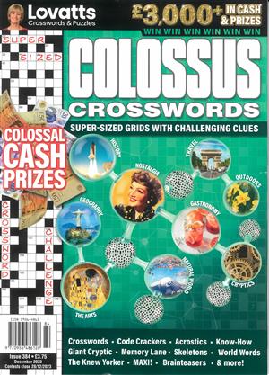 Lovatts Colossus Crosswords Magazine Issue NO 384