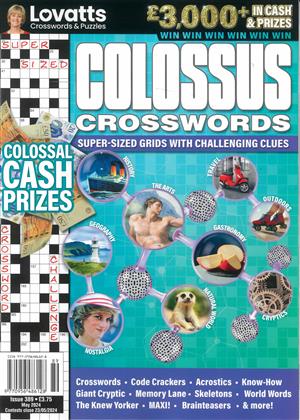 Lovatts Colossus Crosswords Magazine Issue NO 389