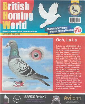 British Homing World Magazine Issue NO 7729