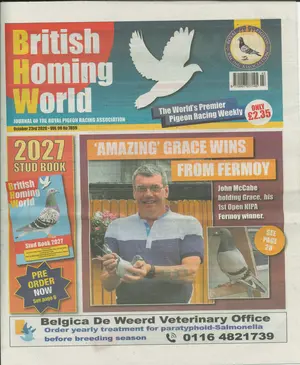 British Homing World - NO 7859, issue NO 7859