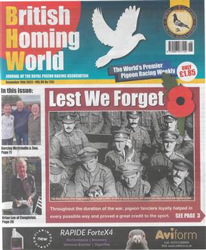 British Homing World - NO 7707