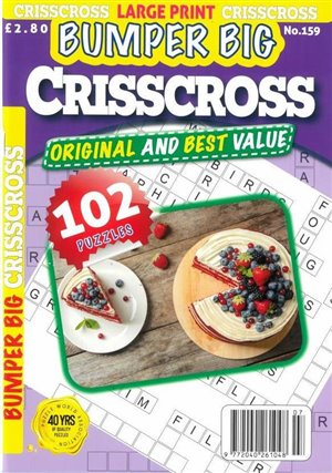 Bumper Big Criss Cross magazine