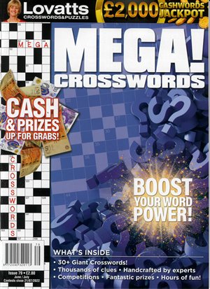 Lovatts Mega Crosswords magazine
