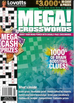 Lovatts Mega Crosswords - NO 89