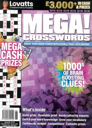 Lovatts Mega Crosswords Magazine Issue NO 88