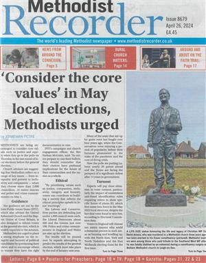 Methodist Recorder Magazine Issue 26/04/2024