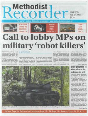 Methodist Recorder, issue 23/05/2025