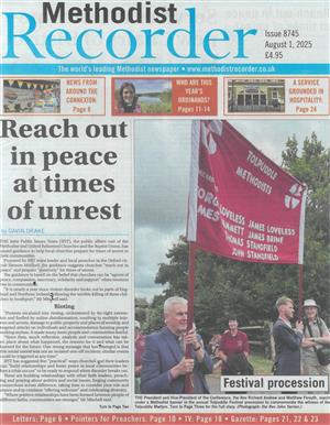 Methodist Recorder, issue 01/08/2025