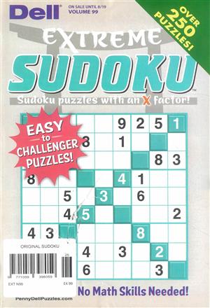 Original Sudoku, issue EXT N99