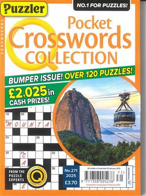 PUZZLER Q POCK CROSSWORDS, issue NO 271