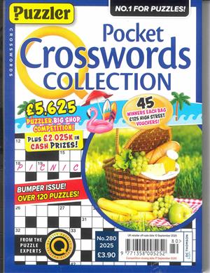 PUZZLER Q POCK CROSSWORDS, issue NO 280