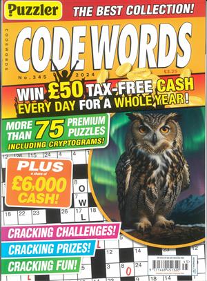 Puzzler Codewords, issue NO 345