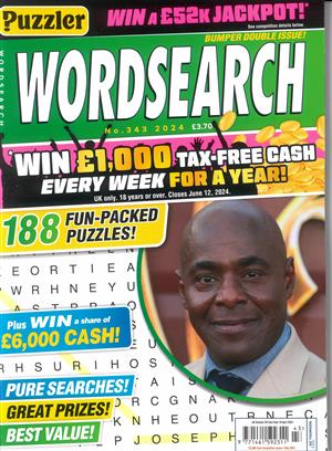Puzzler Wordsearch Magazine Issue NO 343