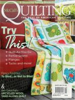 McCalls Quick Quilts USA magazine
