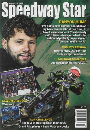 Speedway Star, issue 16/08/2025