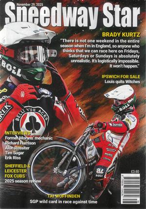 Speedway Star Magazine