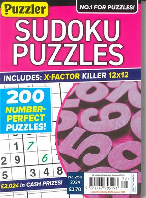 Sudoku Puzzles, issue NO 256