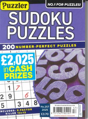 Sudoku Puzzles, issue NO 257