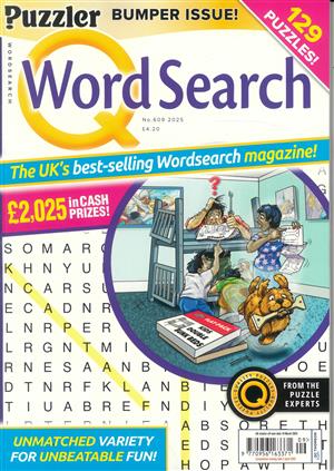 Puzzler Q Wordsearch, issue NO 609