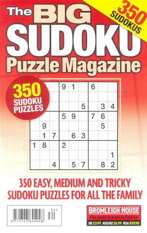 Big Sudoku Puzzle - NO 134