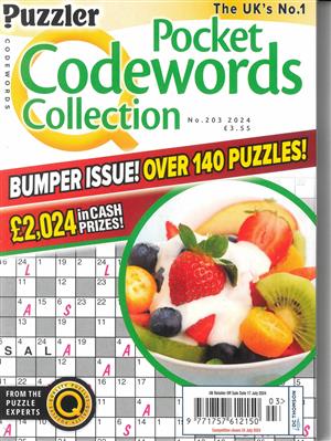Puzzler Pocket Codewords Collection - NO 203