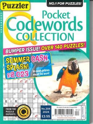 Puzzler Pocket Codewords Collection, issue NO 204
