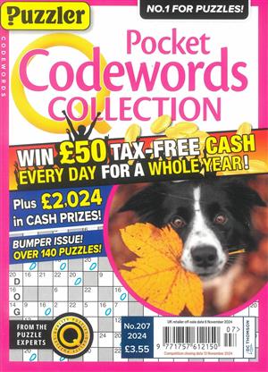 Puzzler Pocket Codewords Collection, issue NO 207